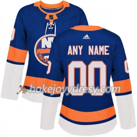 Dámské Hokejový Dres New York Islanders Personalizované Adidas 2017-2018 Modrá Authentic